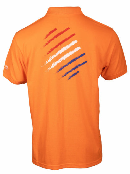 Rucanor Football Polo T-Shirt Kurzarm Männer Orange Größe m