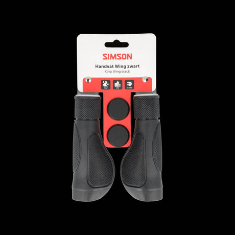 Simson handvatten wing zwart