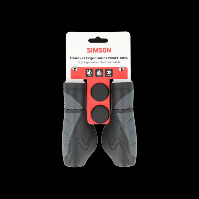 Simson Griffe Ergonomie Schwarz-Anthrazit