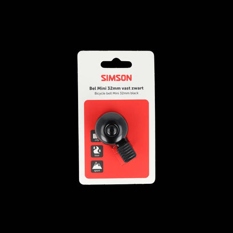 Simson Klingel Mini 32mm Festmontage schwarz