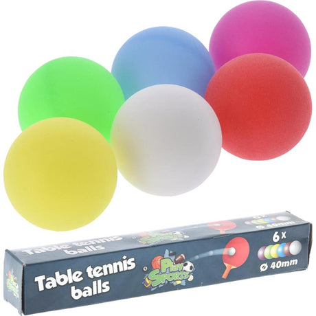 Tischtennisballbox mit 6 Stück