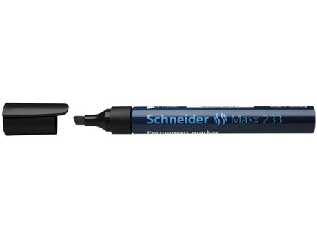 Schneider Marker Permanent 233 Meißel schwarz 10 Stk