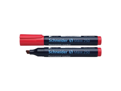 Schneider Marker perm. 250 Meißel rot 10 Stk