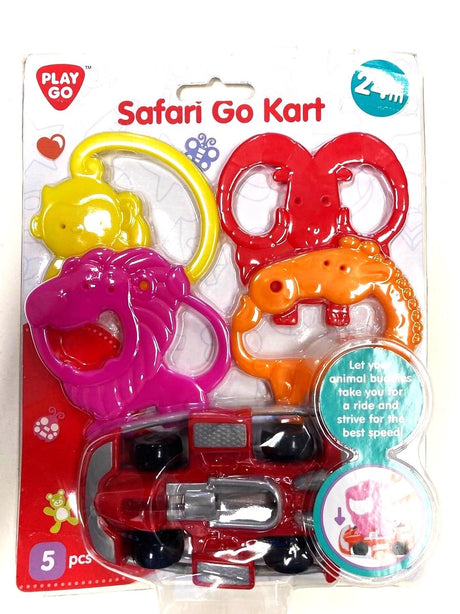 Playgo Safari Go-Kart, jedes Mal ein anderes Tier darauf stellen