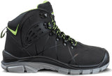 Safeet werkschoen larvik hoog zwart s3 | zwart grijs | maat 42 - 8719388016214