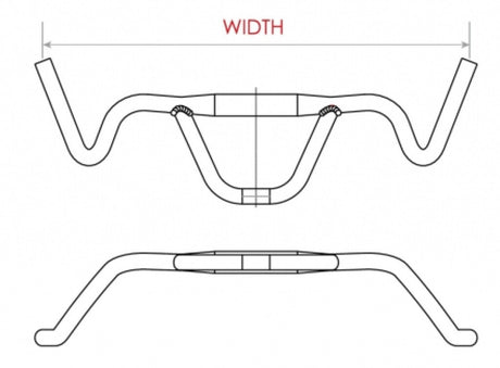 Satori Sende MTB Firebird Ø31.8mm 440 mm Matt Schwarz