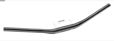 Senden Sie Wien Ø31.8 B = 640 mm, 35 ° Bent - Matt Black