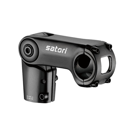 Satori Vorbau Fließheck verstellbar ø31,8 110mm - Mattschwarz