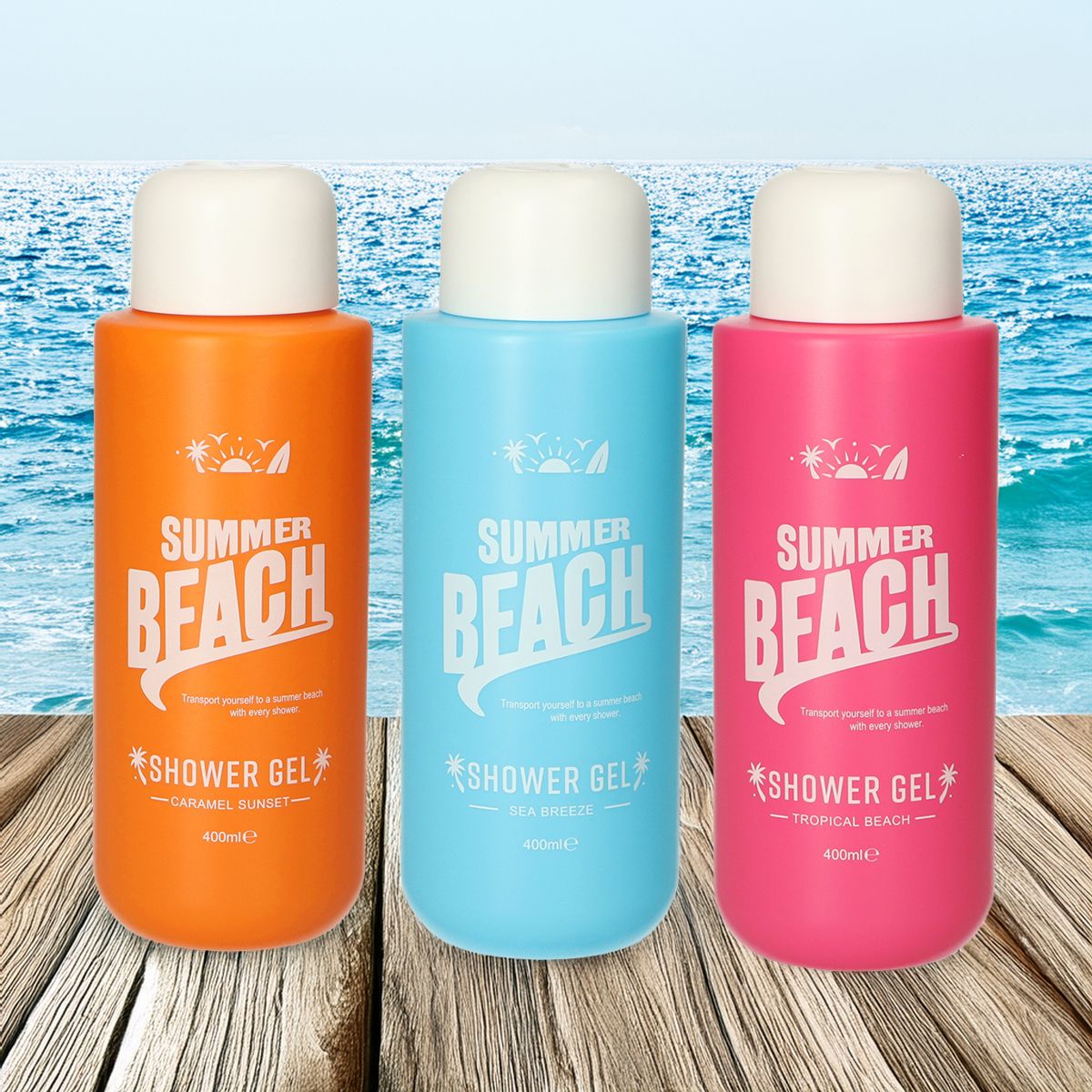 Sommer-Strand-Duschgel Meeresbrise 400 ml