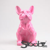 Stoobz Design Französische Bulldogge Fuchsia 27x20x37cm