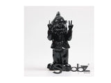 Stoobz Design Stoobz Zwerg Peace Schwarz 13x11x31cm
