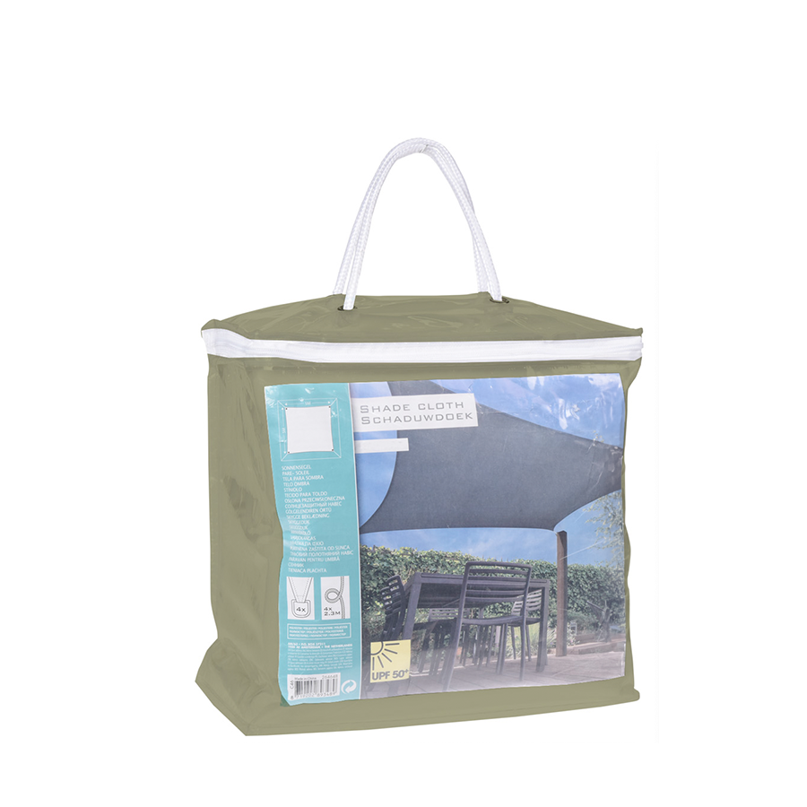 Prograrden Schatten Stoff Quadrat 3x3 m grün