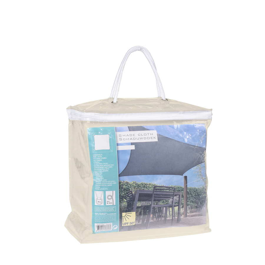 Schaduwdoek 300x300cm vierkant off white