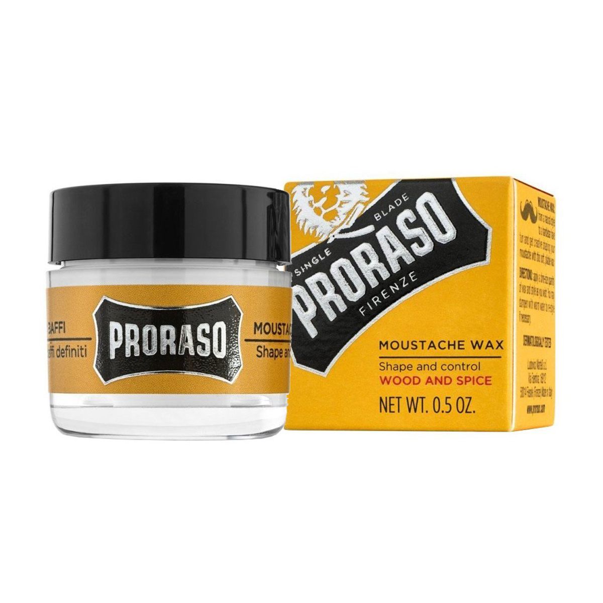 Proraso Schnurrbartwachs Holzgewürz 15ml