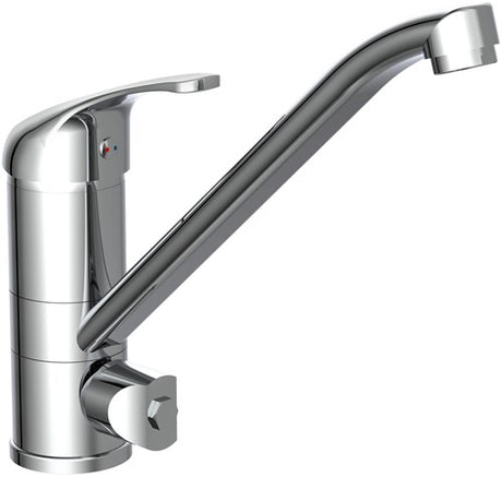 Schütte Schütte One -Button -Mixer mit Machine Connection Ultra Chrome -gelenkt
