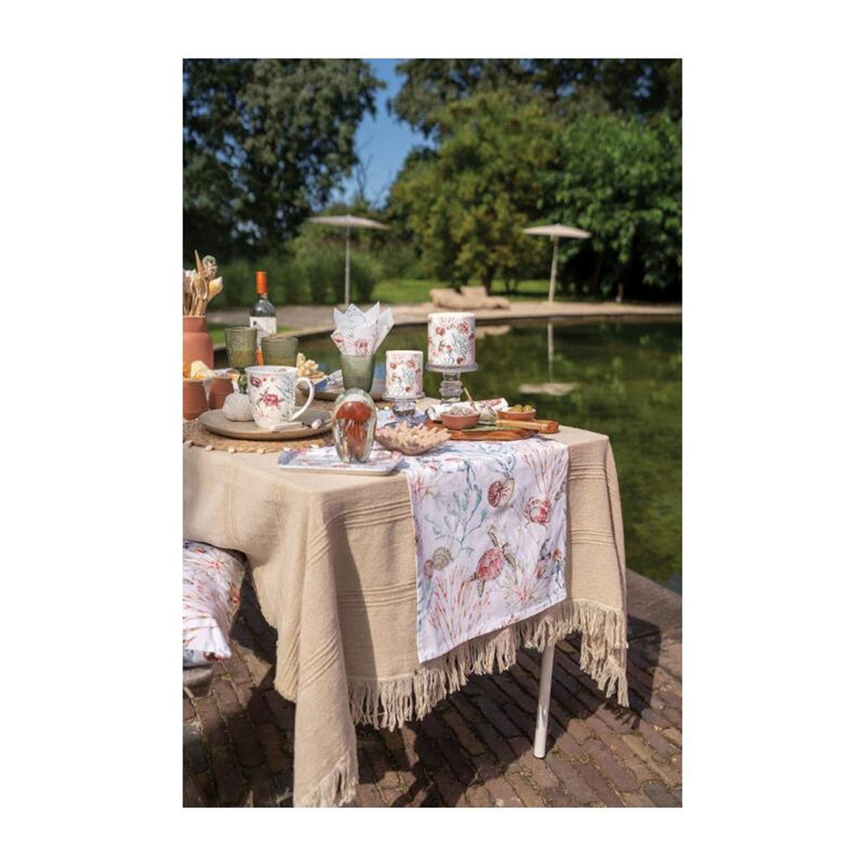Ambiente Kissenbezug 40x40 cm Meerestiere