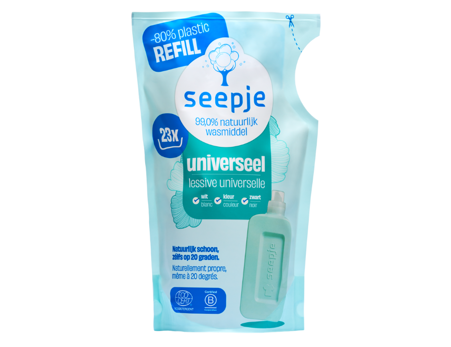 Seepje-Nachfüllung – Flüssigwaschmittel – Universal – funkelnder Jasmin
