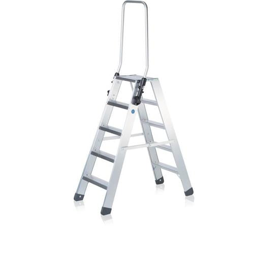 Zarges Trittleiter Seventec B 2x8tr mit Halterung