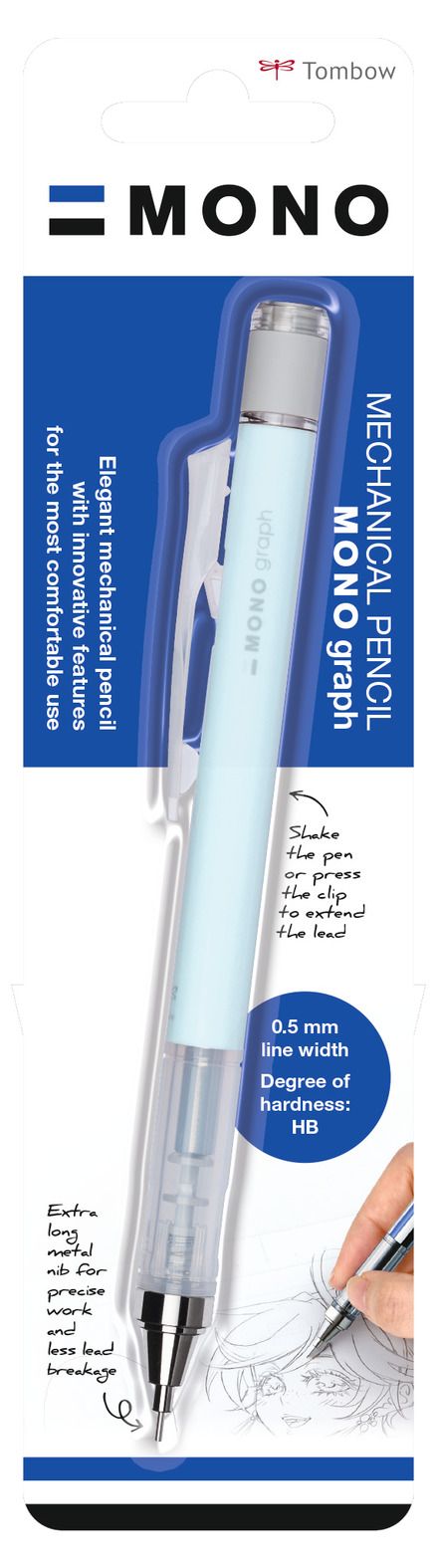 Tombow • Monograph Druckbleistift Eisblau