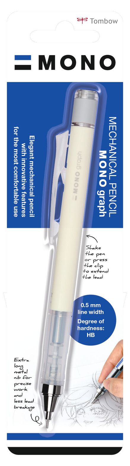 Tombow • Monograph Druckbleistift cremegelb