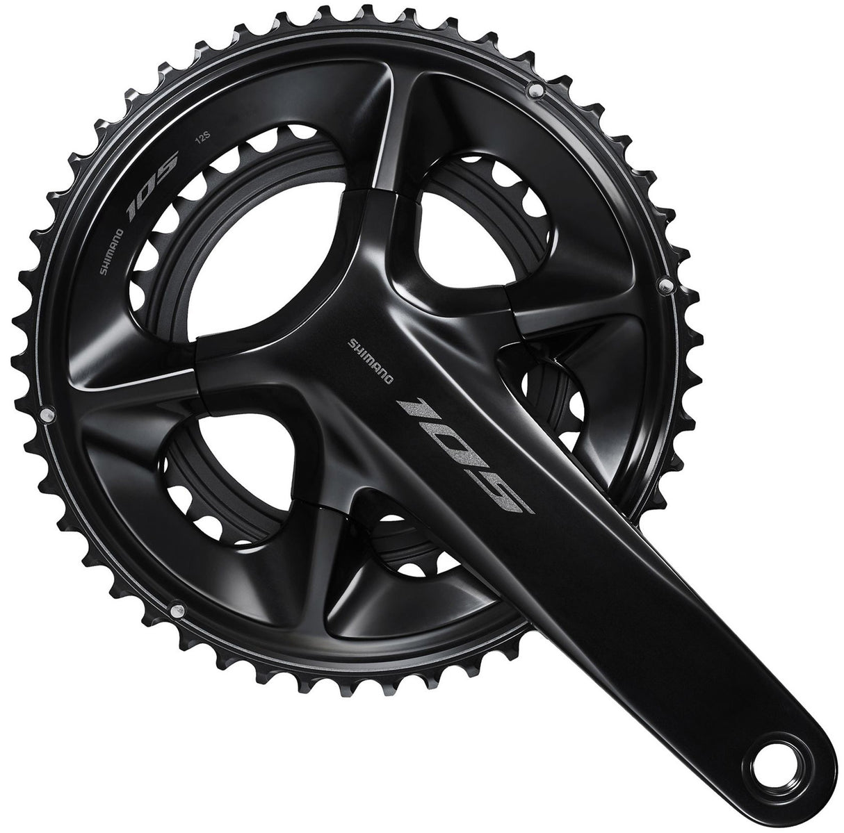 Shimano Kurbelgarnitur 105 fc-r7100 Shim.krg 105 fcr7100 52 36 165 schwarz 12f ht2