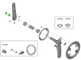 Shimano Kurbelarm-Befestigungsring für FC-R9200-P R9100-P R8100-P