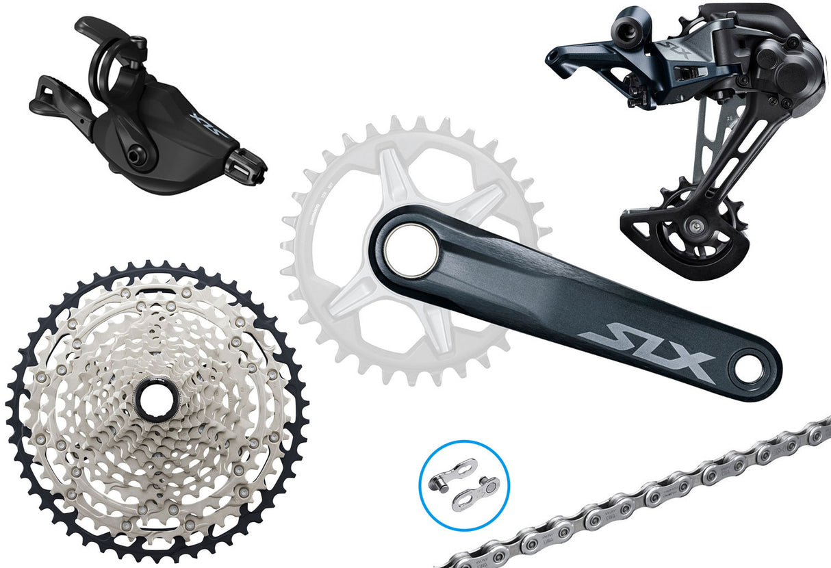 Shimano SLX M7100 1x12-fach Gruppe | 175mm | 10-51 | Klemme