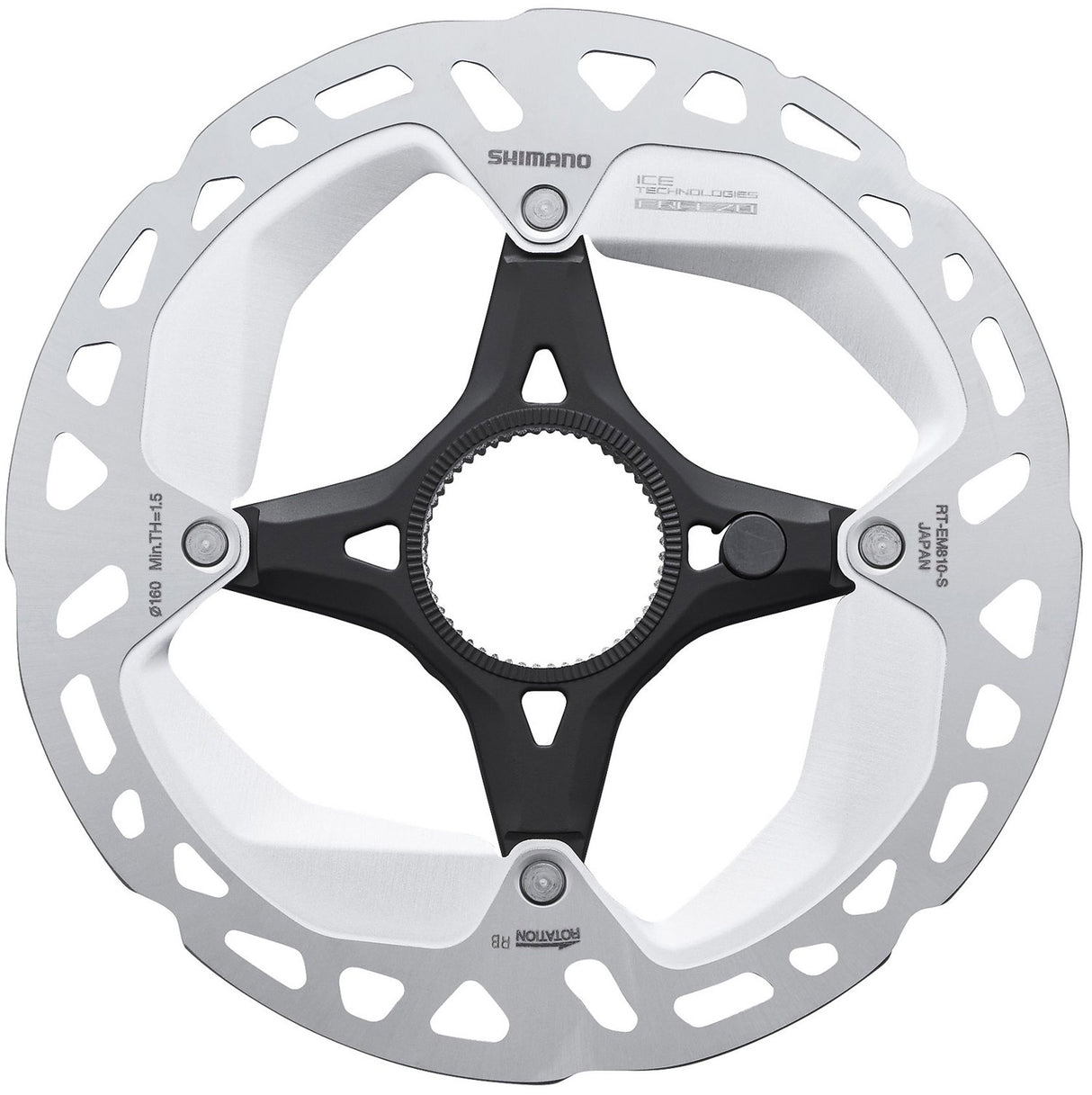 Shimano Steps RT-EM810 Center-Lock-Scheibenrotor für E-Bike