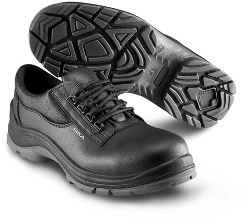 Sika beat low - s2 - veterschoen - 210 zwart | zwart | maat 48 - 5703617156058