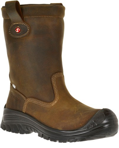 Sixton Sicherheitsstiefel Montana HDRY gefüttert S3 39 braun