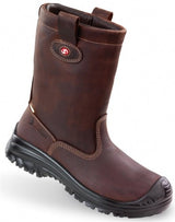Sixton Sicherheitsstiefel Montana HDRY Wolle S3 43 braun