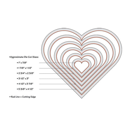 Sizzix • Framelits Stanzset Herzen
