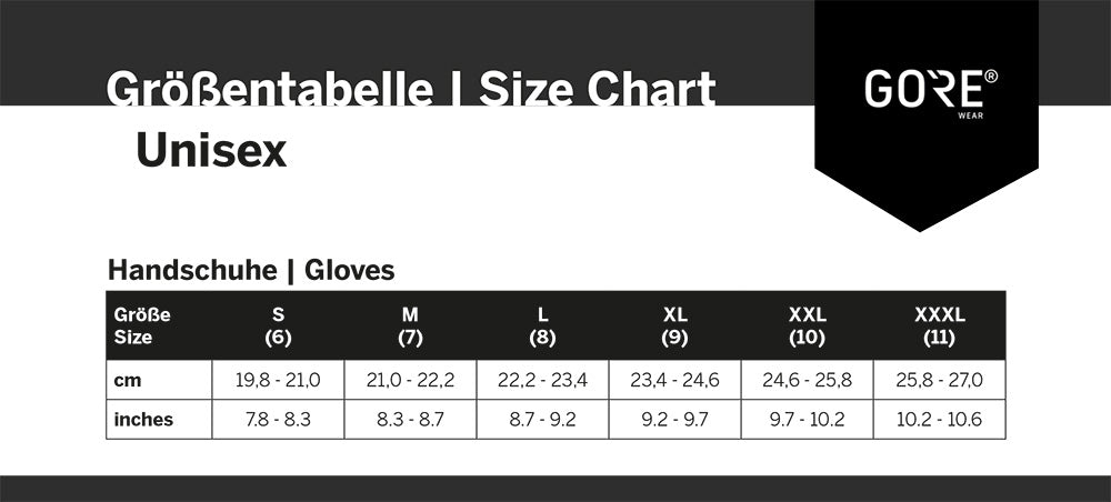 Gorewear c3 gore-tex infinium™ stretch - gloves | m