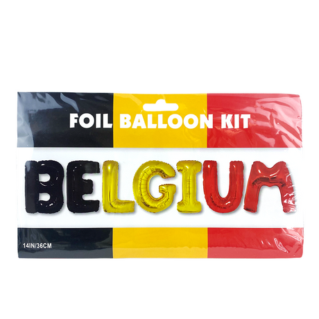 Slinger ballon folie belgium 36cm