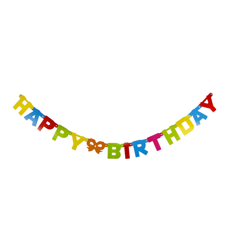 Eddy Toys Girlande Happy Birthday 146cm