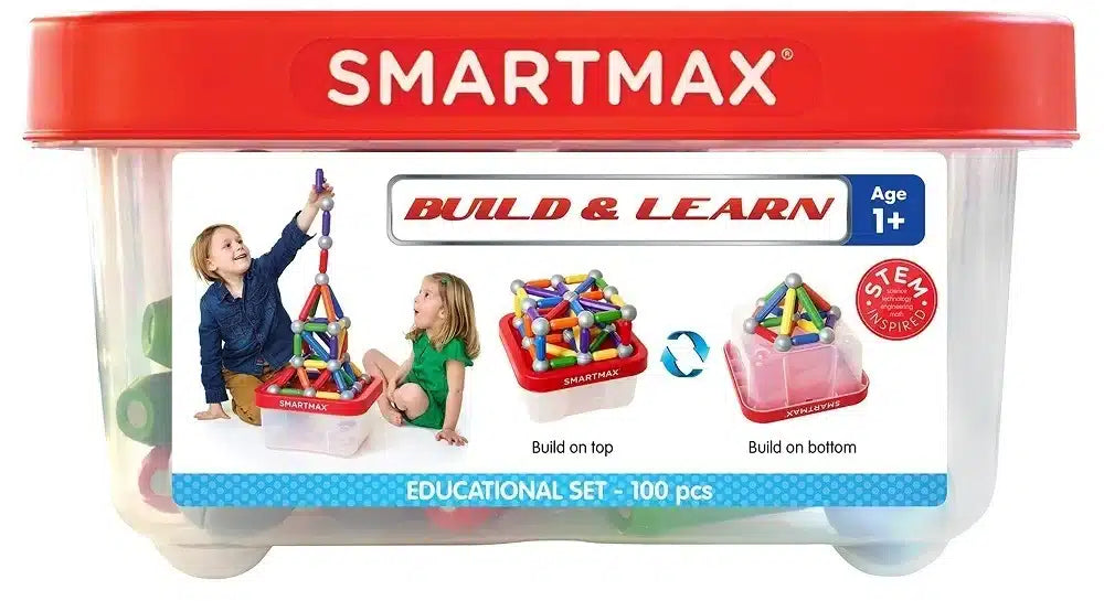 Smart Games Smart Max – Bau- und Lernbox mit 100 Teilen