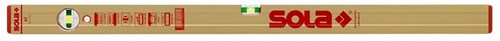 Sola Alu-Block-Wasserwaage AZ50, 50 cm, 2 Fläschchen 0,50 mm, Gold – 01160701 – 01160701