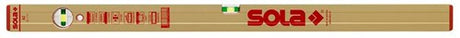 Sola Alu-Block-Wasserwaage AZ50, 50 cm, 2 Fläschchen 0,50 mm, Gold – 01160701 – 01160701