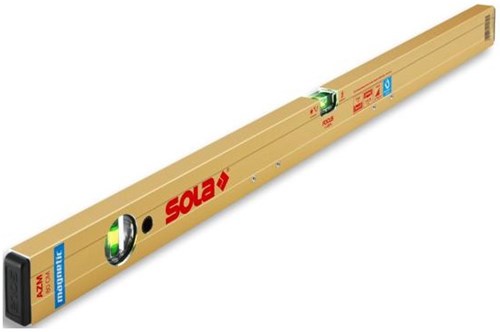 Sola azm100 Aluminium-Block-Wasserwaage | 100cm | 2 Libellen | 0,5 mm m | magnetic - 01821301