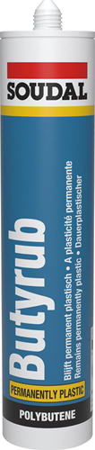 Soudal butyrub | butyleenvoegkit | 310 ml | wit - 102572