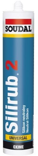 Soudal Silirub 2 | Silikondichtstoff | weiß | 300 ml – 102392