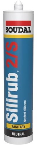 Soudal Silirub 2s | Sanitär-Set | transparent grau | 300 ml – 105758