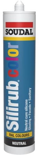 Soudal Silirub-Farbe | Silikondichtstoff | stahlblau ral 5011 | 300 ml – 105829