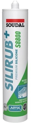 Soudal silirub+ s8800 | Naturstein | Silikondichtstoff | staubgrau | 300 ml – 120992