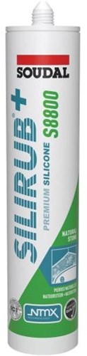 Soudal silirub+ s8800 | Naturstein | Silikondichtstoff | transparent | 300 ml – 120993
