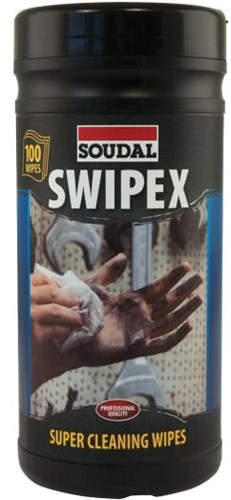 Soudal swipex | Reinigungstücher | 100 Tücher – 113551