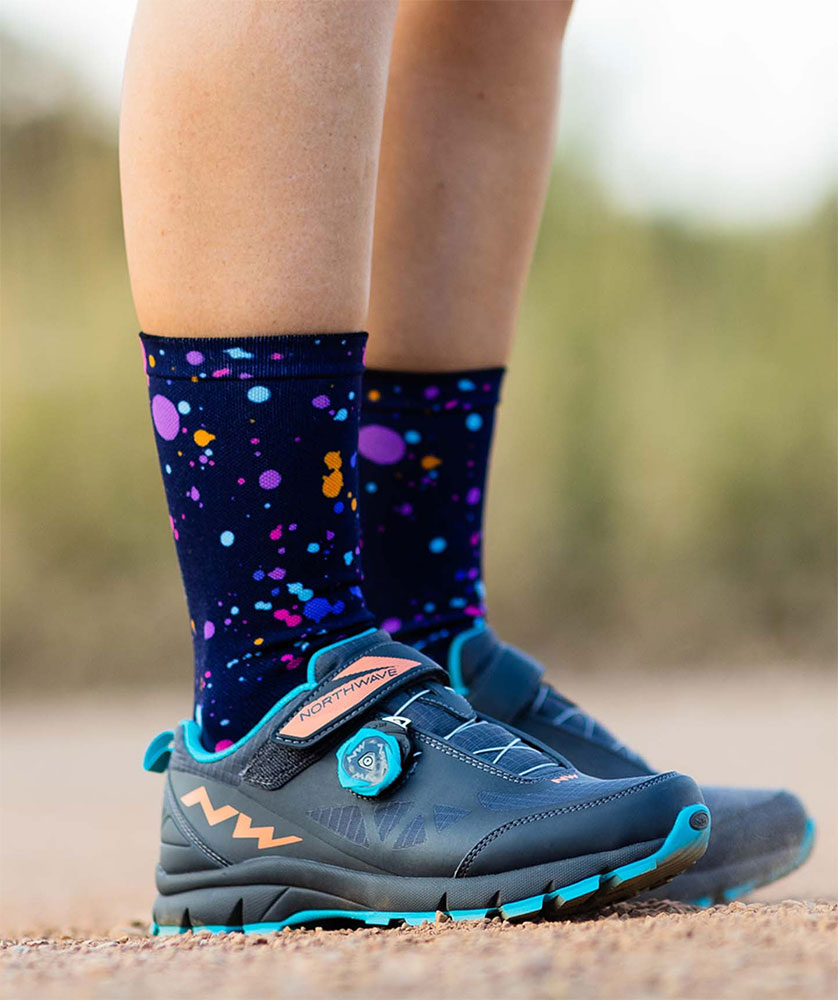 Sox footwear purple splash - socks | m (38-42)