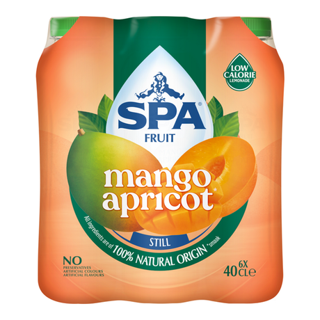 Spa Fruit Still Mango Aprikose Pet (6x 400ml)