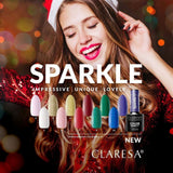 Claresa UV-LED-Gel-Nagellack, 5 ml, Sparkle 4