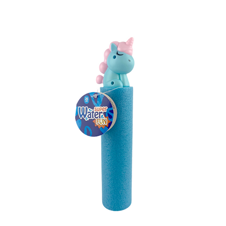 Splash waterspuiter unicorn blauw 26cm